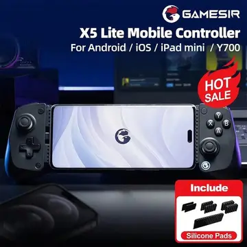 Controle Gamepad GameSir X5 Lite Usb-C Android iPhone 15/16 Mobile Hall Effect