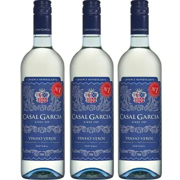 vinho casal garcia vinho verde branco 750ml kit 3