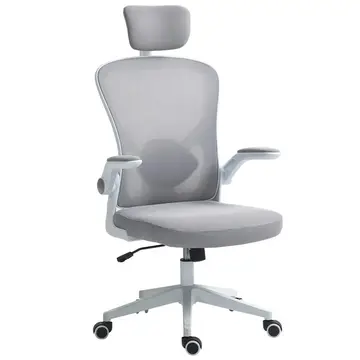cadeira de escritório dr office work cinza mesh dr-ch-wkr3dg
