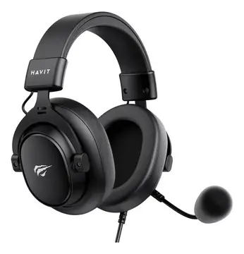 Headset Gamer Havit H2015se Drivers 53mm Microfone Removivel Preto