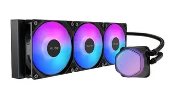 Water Cooler Cooler Master Elite Liquid, ARGB, 360mm, Intel-AMD, Preto, ELW-D36M-A21DA-R1