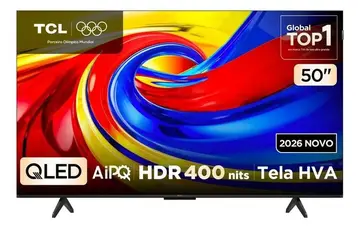 TV TCL 50P7L 50" 4K QLED 60Hz Google TV