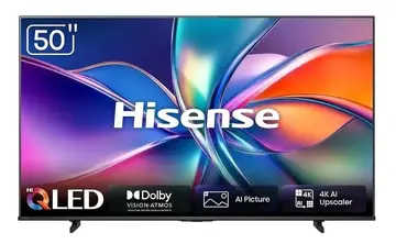 TV Hisense 50" 4K QLED