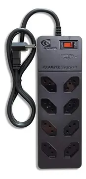filtro de linha iclamper energia 8 tomadas