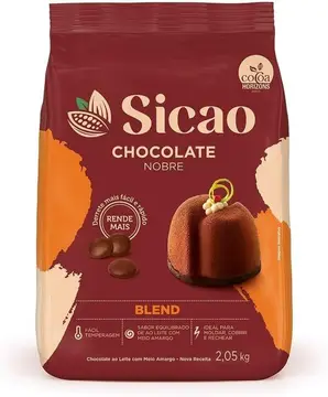 chocolate sicao nobre blend gotas 2,05kg