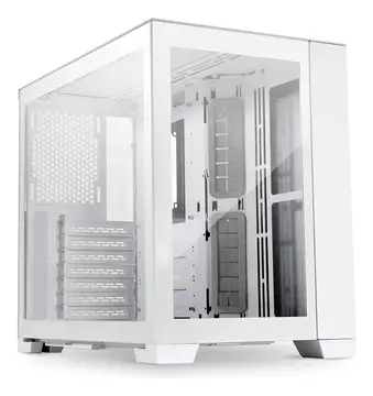 gabinete lian li o11 dynamic mini branco snow