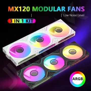 cooler fan jumpeak mx120 kit 3 normais e reversas