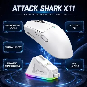 mouse attack shark x11