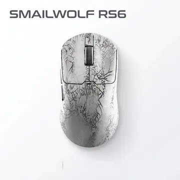 Mouse Gamer Sem Fio Smailwolf Rs6 Leve com Sensor Óptico Paw3311, 1000Hz