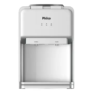 eletrodoméstico philco pbe18 20 litros água natural e gelada prateado 127v