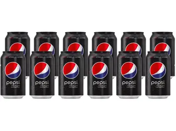 refrigerante pepsi black sem açúcar 350ml lata 12 unidades