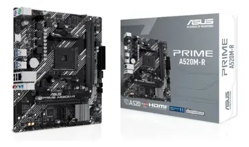 placa mãe asus prime a520m-r a520 am4 ddr4 m.2 hdmi