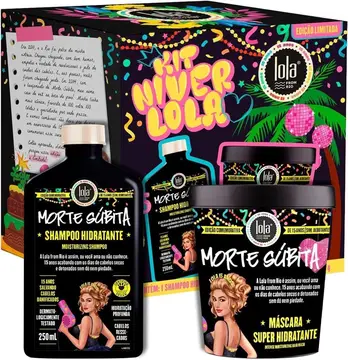 cabelos lola from rio kit morte súbita shampoo e máscara edição comemorativa