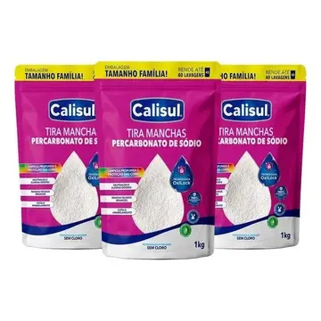 limpeza percarbonato de sódio limpador clareador tira manchas 3kg