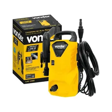 Lavadora De Alta Pressão Vonder Leve Lav1300 Amarela E Preta De 1200w Amarelo/preto 127v ou 220v
