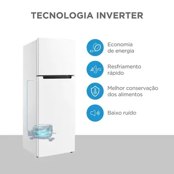 Geladeira Midea RT554 Duplex 410L 220V
