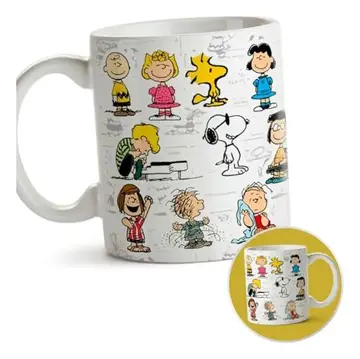caneca snoopy personagens