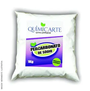 Percarbonato de Sódio Natural, Alvejante sem Cloro, 1kg, para Limpeza e Branqueamento de Roupas