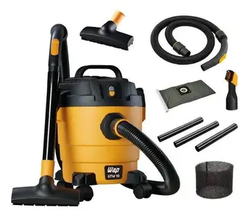 Aspirador De Pó e Água Wap Gtw 10 Compacto 1400w 10 Litros Amarelo 127v ou 220v