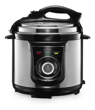 panela de pressão elétrica elgin 4 litros 840w preto