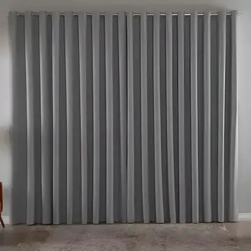 Cortina Blackout Em Tecido 3,00x2,80 Corta Luz Cor Cinza
