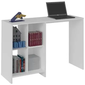 escrivaninha artely matrix 4 nichos branco