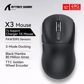 mouse attack shark x3 paw3395