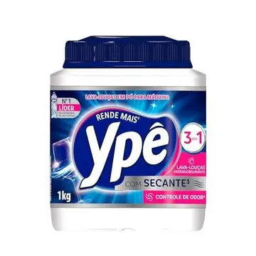 detergente ypê em pó para máquina 1kg