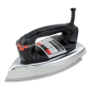 BLACK+DECKER Ferro de Passar Roupa a Seco VFA1110TM2 1100W Preto 110V