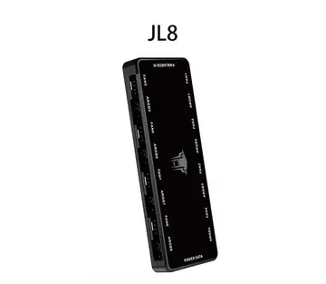 Controladora Hub ARGB Jungle Leopard JL8 PWM com 8 portas, 5V 3PIN, PWM de 4PIN