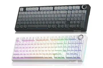 Teclado Mecânico Sem Fio Solakaka Ki99 Pro 99 Teclas Tri-mode Hot Swap Rgb 10000mAh