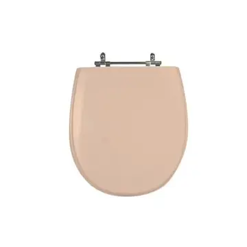 Assento Sanitário Poliéster para Louça Village deca Aço Rosa Floral