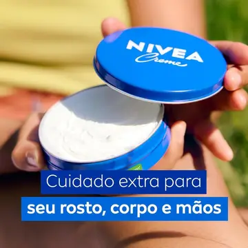 cosméticos nivea creme hidratante lata 56g