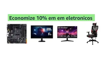 Economize 10% em em eletrônicos - Amazon