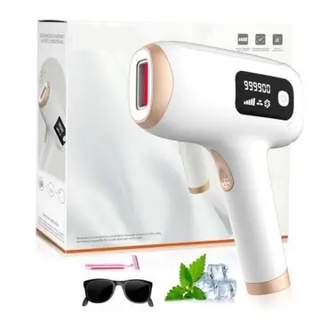 Depilador IPL IceCooling, sem dor, 3sem, corpo todo, bivolt 110-220V