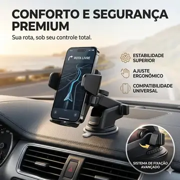 suporte celular veicular carro ventosa automatico painel