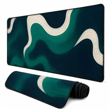 mouse pad gamer 60x30cm impermeável antiderrapante verde