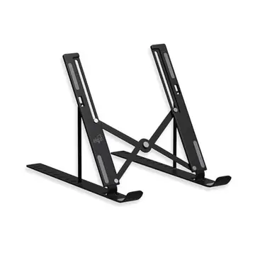 Suporte de Mesa Portátil para Notebook/Laptop de 10" a 17,3", 10 Níveis de Regulagem, Dobrável, Inclui Bolsa de Transporte, Preto, NTB8520B,