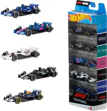 brinquedo hot wheels kit 5 veiculos 7cm surtidos