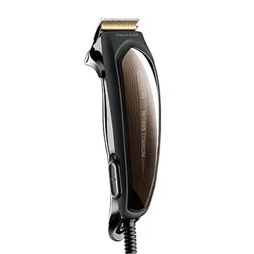 Cortador de Cabelo Mallory Mithos Titanium 6,5W, Com 13 Acessórios, Lâminas de Titânio - 127V