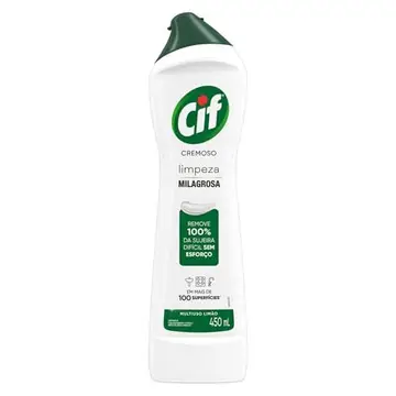 CIF Cremoso Limpreza Milagrosa Limão para casa 450ml
