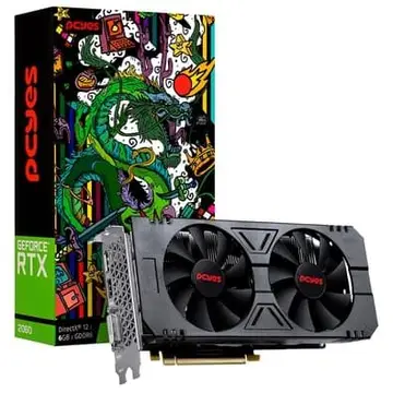 placa de vídeo pcyes nvidia rtx 2060 graffiti series 6gb