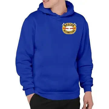 Junk Food NASCAR Moletom com capuz adulto coleção logotipo NASCAR GG