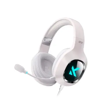 Headset Gamer MCHOSE G9 Series, Surround 7.1, Multiplataforma, Branco MC-G9-5