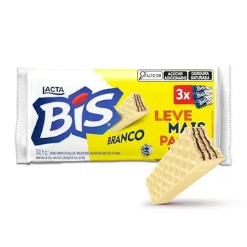 Bis Branco Kit com 3 unidades de 100,8g