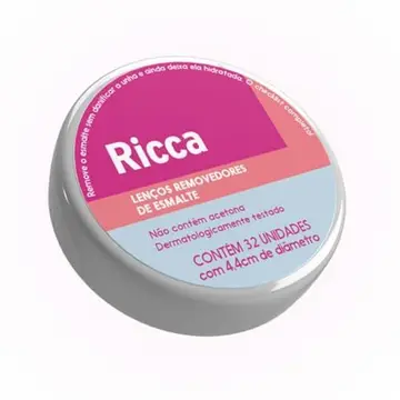 Ricca Lenço Removedor De Esmalte Ricca 32un