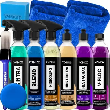 Kit Lavagem Automotiva Completa Profissional Produtos Vonixx