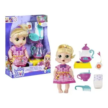 Baby Alive Festinha do Chá LaLa GooGoo boneca loira em plástico, brinquedo