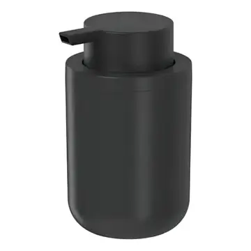 Porta sabonete líquido Preto Linha Bold 300ml
