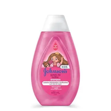 Shampoogotas de Brilho, Johnson'S Baby, Rosa, 400 Ml